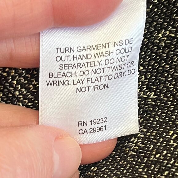 Alfred‎ Dunner Womens Metallic Leopard Cardigan Sweater 2X Black Gold Open Front - Picture 7 of 9